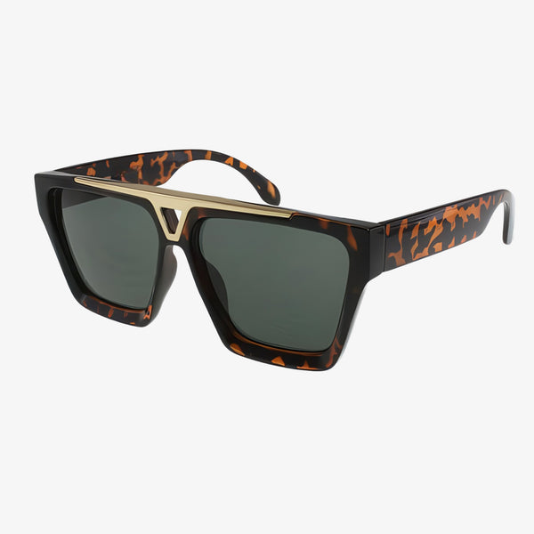 Sydney Sunglasses Tortoise Green | Island Sun Club  display picture 1